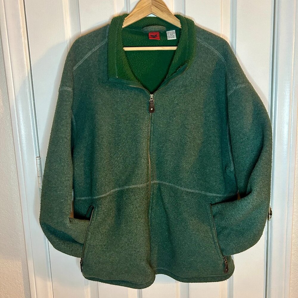 Men's Green Fleece Jacket